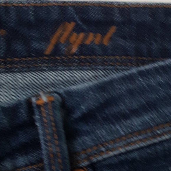 Women's 7FOR ALL MANKIND Boot Cut Jeans Size 32 Blue - Picture 7 of 12